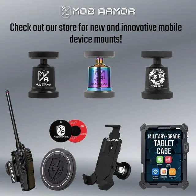 Alt view image 5 of 5 - Mob Armor X Series iPad Case - Tablet Cover with Black Powder-Coated, Aircraft-Grade, Rustproof, Aluminum Construction, Compatible with iPad 10th Generations, Air 4/5, Pro 1/2/3/4th Except 12'9-10.9"