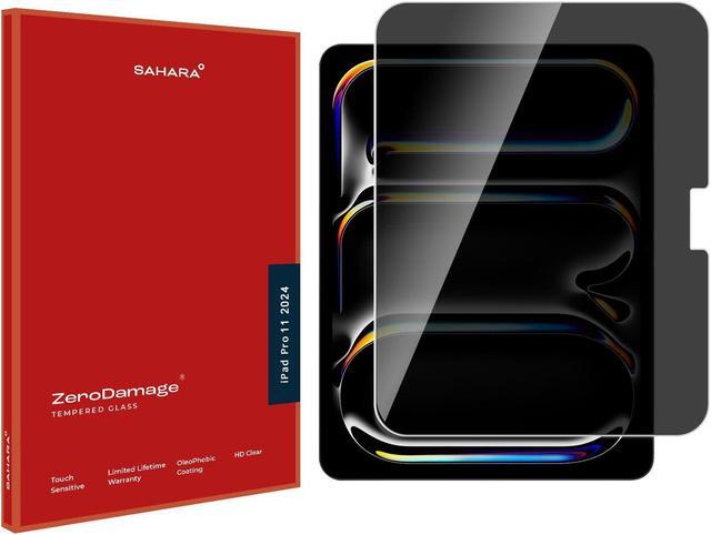 Alt view image 2 of 5 - SAHARA - Easy Apply Tempered Glass Screen Protector for iPad Pro (M4) 11" 2024, Privacy, (ZD-T00064)