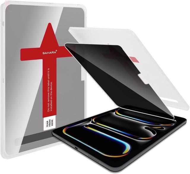 Main image of SAHARA - Easy Apply Tempered Glass Screen Protector for iPad Pro (M4) 11" 2024, Privacy, (ZD-T00064)