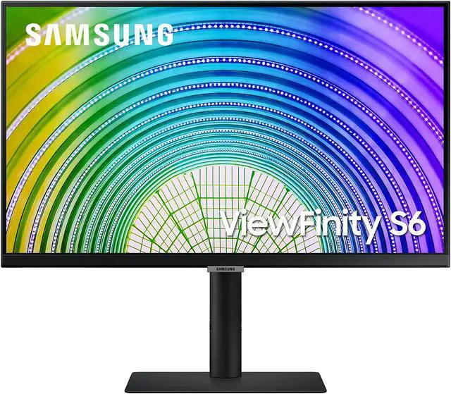 Main image of SAMSUNG 24 Inch QHD Computer Monitor, 75Hz, HDMI Monitor, Vertical, 1440p IPS Monitor, HDR10 (1 Billion Colors), TUV-Certified Intelligent Eye Care, S60A (LS24A600NWNXGO)