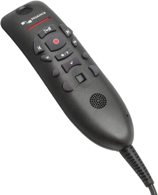 Main image of Nuance PowerMic III Microphone for Dragon (Non-Healthcare), 9 Ft Cord, Dictate Documents and Control your PC - all by Voice, [PC Disc], Black