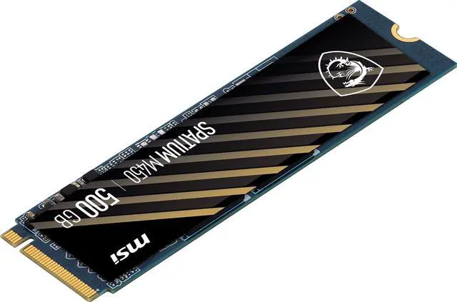Alt view image 4 of 5 - SPATIUM M450 PCIe 4.0 NVMe M.2 500GB