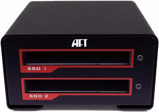 Main image of Blackjet VX-2SSD USB 3.2 Gen 2 10Gbps USB Type-C Dual SSD Dock RAID 0 RAID 1 JBOD Backup Solution 4K, USB4, Archive, Backup, Copy, Mac Mini, iPad, Windows Surface