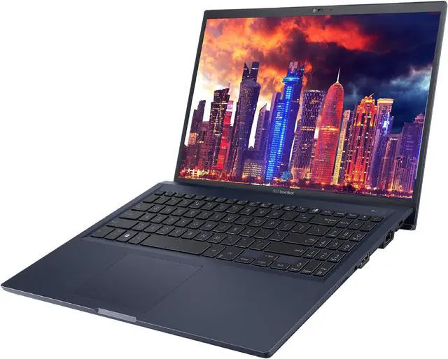 Alt view image 2 of 5 - ASUS ExpertBook B1 B1500 B1500CEA-XS74 15.6" Rugged Notebook Bundle with Intel Core i7-1165G7 Quad-Core 2.80GHZ, 16GB DDR4, 512GB SSD, Intel Iris Xe Graphics, Star Black, Win 10 Pro and Laptop Bag
