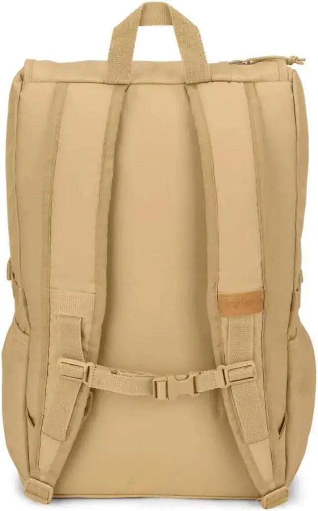 Alt view image 2 of 5 - JanSport Hatchet Backpack - 15-inch Padded Laptop Compartment, Dual Water Bottle Pockets, Side Compression Straps, Curry