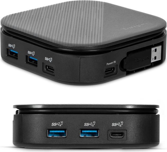 Main image of Targus USB-C Universal Dual HD Docking Station with 80W PD Pass-Thru, Docking Station Dual Monitor (HD) or Single Monitor (2K), TAA Compliant Laptop Docking Station w/DisplayLink (DOCK116GLZ)