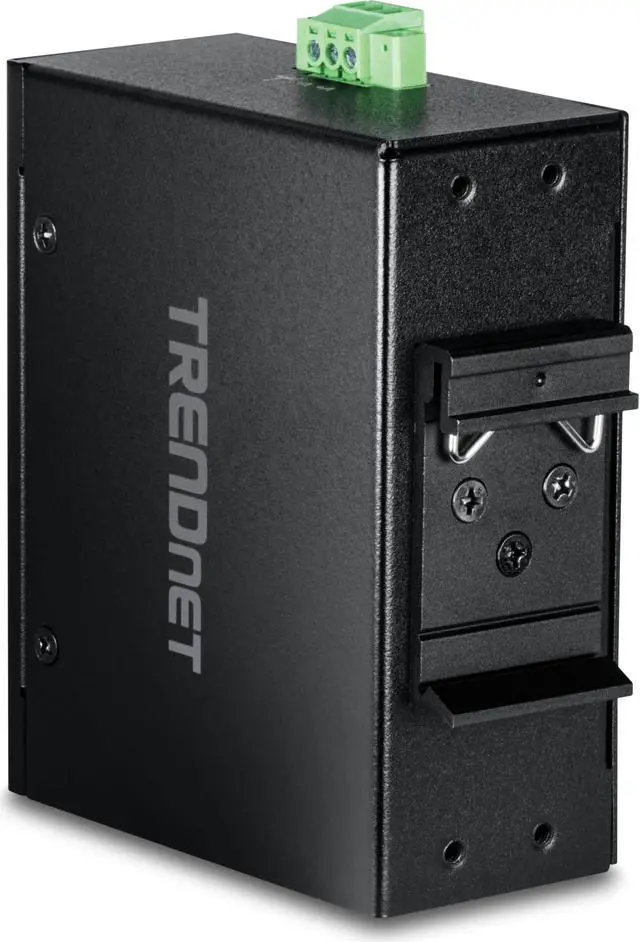 Alt view image 3 of 5 - TRENDnet 8-Port Industrial Gigabit PoE+ DIN-Rail Mini Switch, TI-PGLC80, 8 x Gigabit PoE+ Ports, 200W PoE+ Power Budget, 16Gbps Switching Capacity, NDAA & TAA Compliant