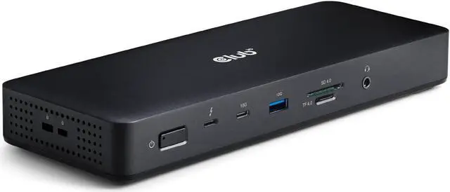 Alt view image 2 of 5 - Club 3D CSV-1583 Thunderbolt 4 Certified 16-in-1 Docking Station- with 40Gbps Data and Video, 4 Display Output, Ethernet RJ45 2.5Gbps