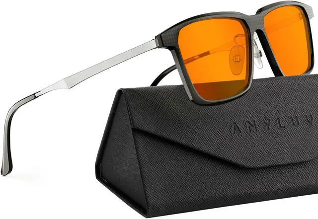 Main image of ANYLUV Blue-Light Glasses-for-men Blue-Light-Blocking Glasses: Lightweight Blue Light Glasses Carbon Fiber Anti Fatigue Gift