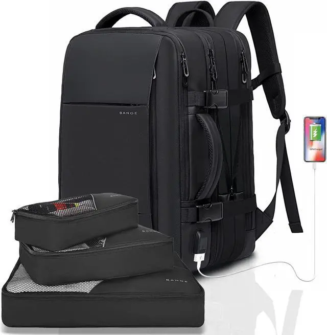 Main image of BANGE 35L Backpack, Carry On Backpack Convertible Duffle Bag Fit for 17.3 Inch Laptop for Men and Women