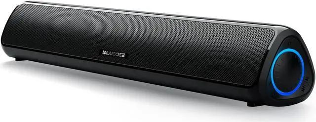 Main image of Computer Speakers for Desktop PC, HiFi Stereo Poratble Bluetooth Speaker, Computer Soundbar, 3.5mm Aux-in Computer Sound Bar with Deep Impactful Bass, Gaming Speakers for PC,Laptop,Tablet