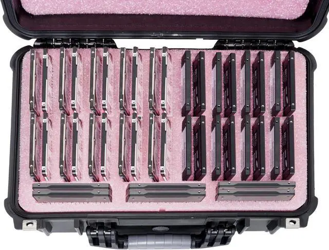 Alt view image 3 of 5 - Case Club Anti-Static, Data-Safe Large HDD & SSD Internal Drive Storage Case. Hard-Shell, Waterproof, Airtight, Padlockable Cases Protects & Prevents Data Corruption