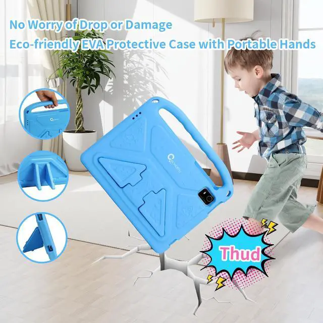 Alt view image 4 of 5 - CWOWDEFU Kids Tablet, 10-inch Android 14 Tablet for Kids with Protective Case, Kids Pad has 6000 mAh, 8(4+4) GB RAM, 128 GB ROM, WiFi 6, Bluetooth 5.0, Gift for Children