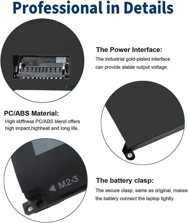Alt view image 4 of 5 - 86Wh 69KF2 Battery for Dell XPS 15 9500 9510 9520 Precision 5550 5560 5570 Alienware M15 M17 R3 R4,G15 5510 5511 5515 5520 5521,G7 7500,Inspiron 7510 7610 P87F P91F P45E p100f M59JH 8FCTC 70N2F 11.4V