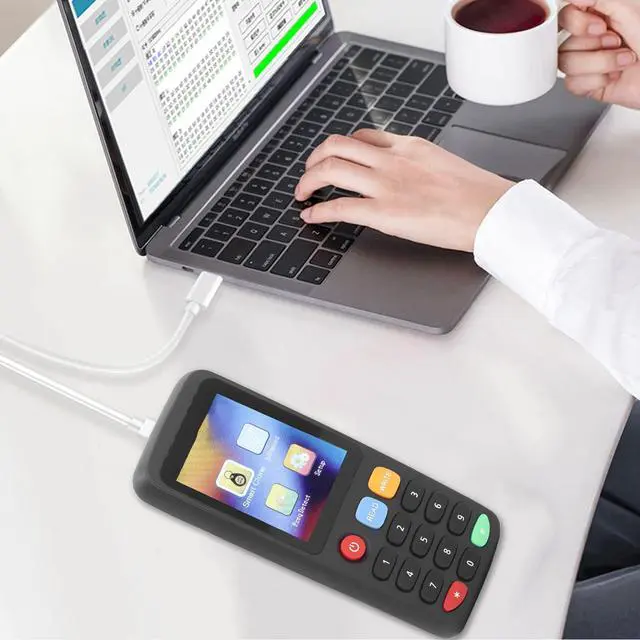 Main image of USB Card Copier, Full Frequency Handheld RFID Reader RFID Card Copier Duplicator with 5 T5577 Cards, APP Connection RFID Duplicator (5 UID Buckles 5 UID Cards)