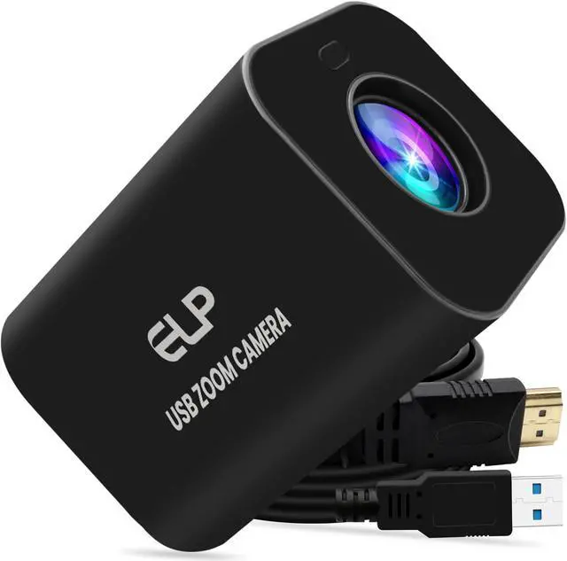 Main image of ELP 12X Zoom 4K 30fps USB Camera 1080P 60fps HDMI USB Webcam Autofocus Manual Zoom Infrared Remote Control PC Camera H.265 H.264 High Speed Web Camera for Church Streaming Video Conference (12X Zoom)