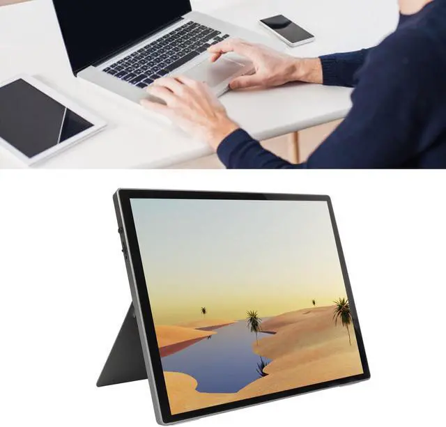 Alt view image 4 of 5 - GOWENIC Small Touchscreen Monitor, Portable Monitor 10.5 Inch, 1920x1280 Touchscreen Mini Monitor 16:9 Eye Protecting with Built in Speakers, 10 Point Touchscreen