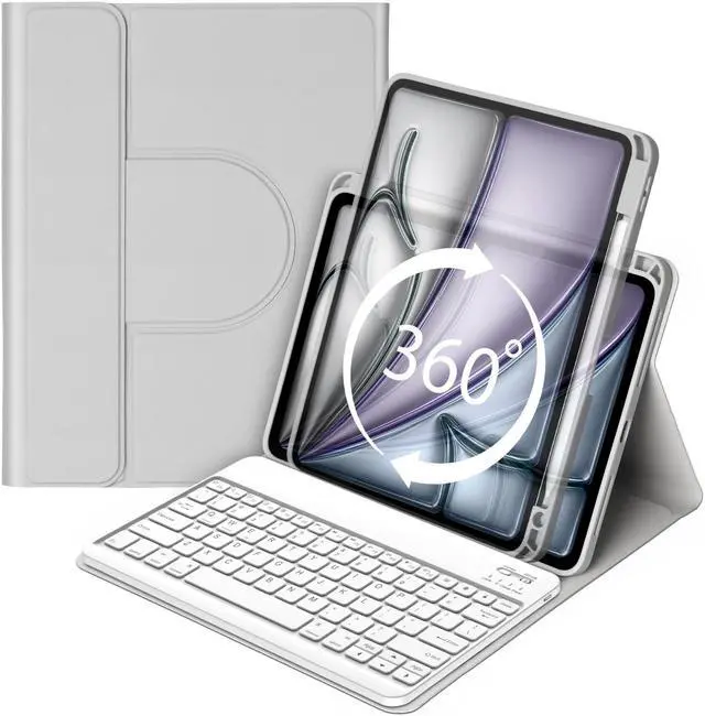 GOOJODOQ Keyboard Case for iPad Air 13-inch 2024 M2,iPad Pro