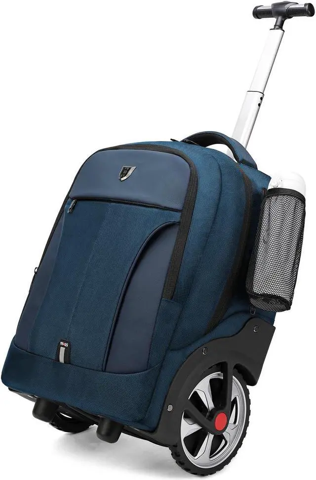 Main image of GOTECH Rolling Backpack,Waterproof Backpack with Wheels for Business and Travel Commuter, Carry on Backpack with Laptop Compartment, Fit 17 Inch Laptop, Wheeled Backpack for Adults