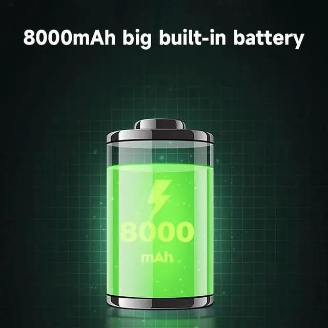 Alt view image 5 of 5 - HOSAYA Portable WiFi 4G Dual SIM Cards WiFi Router Color LCD Display 10 WiFi Users 8000mah Big Battery LTE Modem Pocket Hotspot SIM Slot x 2