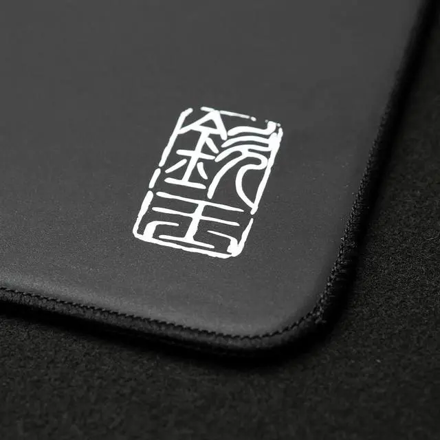 Alt view image 3 of 5 - Mechkeys KingJade Liu Li Poron Glass Fiber Coated Gaming Mousepad, Computer Mouse Pad Recessed Edging Tailored for Long TTK Gamers (Liu Li V2 Soft, 420 * 330mm)