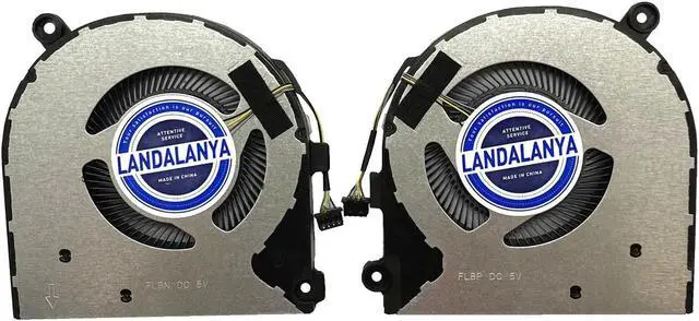 Main image of Landalanya Replacement New CPU and GPU Cooling Fan for Lenovo Ideapad S740-15IRH Laptop FLBP FLBN DC28000O1F0 FCC2 DC28000O2F0 FCC2 DC5V Fan