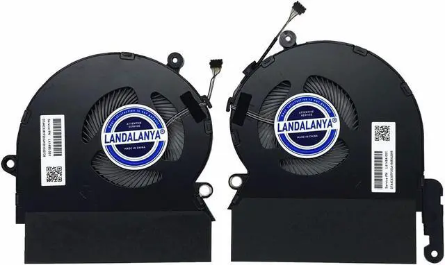 Main image of LANDALANYA Replacement New Laptop CPU and GPU Cooling Fan for HP Spectre i7-8750H Version 15-DF Series L41485-001 ND85C07-18C13 L41484-001 ND85C07-18C14 DC5V 0.5A Fan