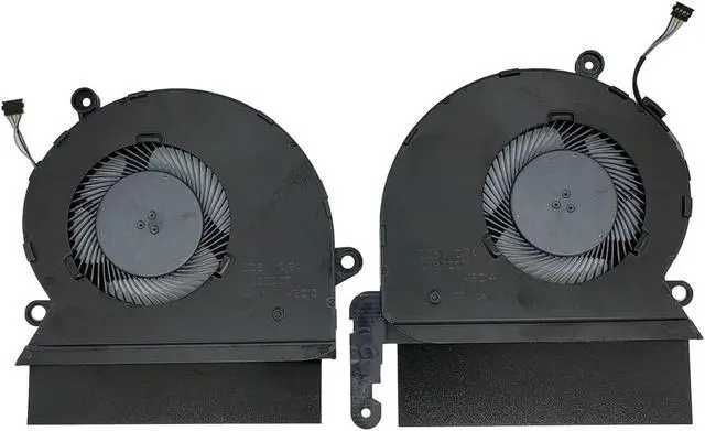 Alt view image 2 of 5 - LANDALANYA Replacement New Laptop CPU and GPU Cooling Fan for HP Spectre i7-8750H Version 15-DF Series L41485-001 ND85C07-18C13 L41484-001 ND85C07-18C14 DC5V 0.5A Fan