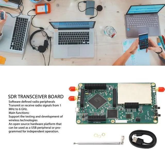 Alt view image 5 of 5 - Software Defined Radio, 1MHz to 6GHz Software Defined Radio Radio Transceivers Software Defined Radio SDR, External Tv Tuners sdr Radio Receiver