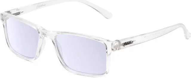 Main image of Medspex L2007 Photochromic Transition Glasses Clear Crystal/Violet Purple Therapeutic Color Therapy Blue Light Sensitivity