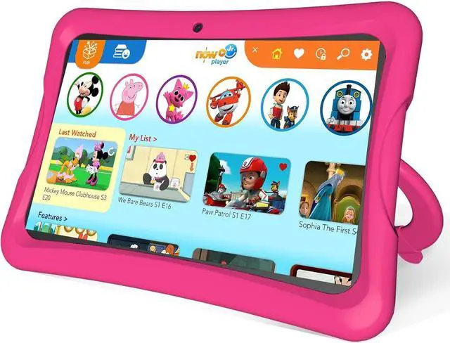Main image of NOBKLEN Kids Tablet 10 Inch, Android 13 Tablet 4GB+64GB 8-Core CPU WiFi 6 12H Battery Life Parental Control 1280 * 800 HD Display Dual Cameras Shockproof Case Pre-Installed Educational Apps