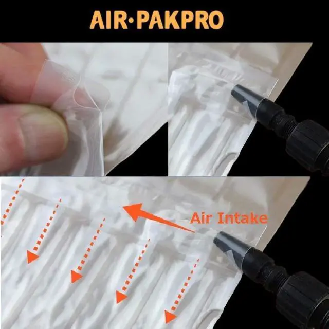 Alt view image 5 of 5 - 100 Pack with Hand Pump AIR PAKPRO 17Inch Inflatable Laptop Protective Bag Laptop Mailer Compatible With Laptop Shipping Boxes Notebook Computer Shipping Boxes Laptop Boxes For Shipping