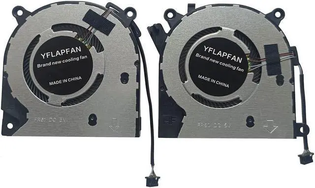 Main image of (Discrete Graphics Series) YFLAPFAN 1 Pair New CPU GPU Cooling Fan Intended for HP 470 G8 470 G9 17-CN 17-CP Series Laptop Replacement Fan DC5V (for Discrete Graphics)