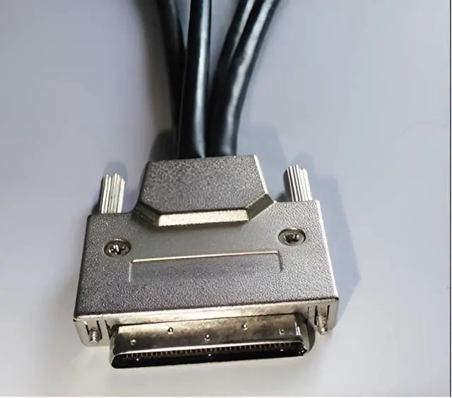 Alt view image 4 of 5 - Seenoo VHDCI Breakout Cable&Adapter-VHDCI(SCSI 68Pin) M to 3-Port VGA Female Splitter Breakout Cable for NVIDIA and VisionTek Graphics Cards