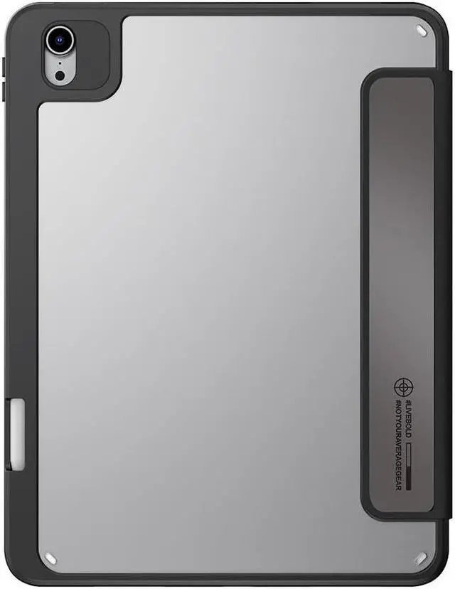 Alt view image 2 of 5 - SKRM SKINARMA KIRA KOBAI Case Compatible with iPad Air 11" (M2) (Gunmetal)