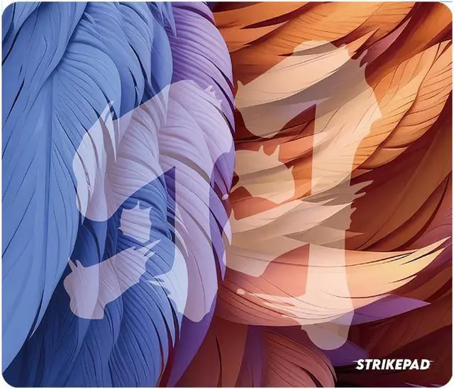 Main image of Gaming Mousepad and Desk Mat, Waterproof Speed Mouse Pad, Transformation Pattern, Non-Stitched Edges, Large Mouse Mat for Gaming and Office, FANTECH STRIKEPAD MST491, Blue 19.3" x 16.6"