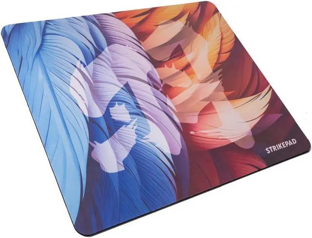 Alt view image 3 of 5 - Gaming Mousepad and Desk Mat, Waterproof Speed Mouse Pad, Transformation Pattern, Non-Stitched Edges, Large Mouse Mat for Gaming and Office, FANTECH STRIKEPAD MST491, Blue 19.3" x 16.6"