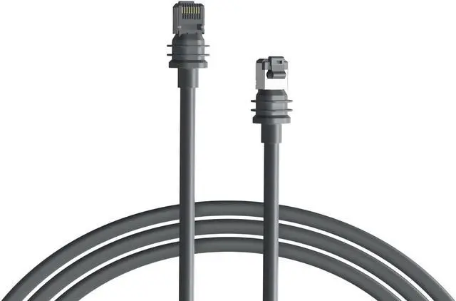 Main image of Steinwhale Ethernet Cable for Starlink Standard/Gen 3 and Mini 15M/50FT, Waterproof Barrel Jack, 26AWG CAT5E 1000Mbps Data Transfer, Outdoor Use, Cold & Heat Resistant, Replacement Extension Cable