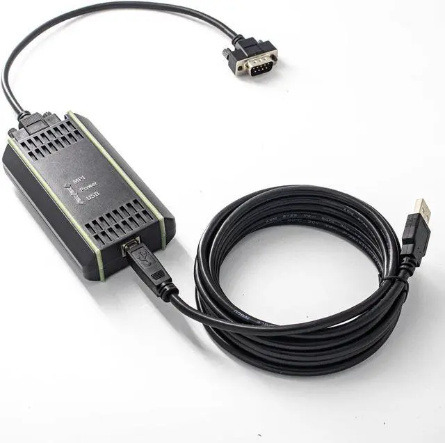 Main image of A2 PC USB Programming Cable Siemens Simatic S7-200 PLC S7-300 PLC S7-400 PLC Replaces 6ES7 972-0CB20-0XA0 Compatible Step7 MPI PC Adapter USB