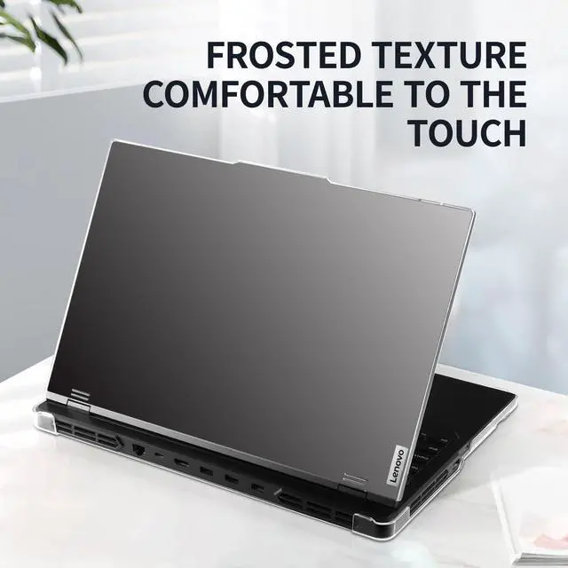 Alt view image 4 of 5 - yiodelu Anti-Scratch Shookproof Laptop Case for 2024 Legion Pro 5 16IRX9/16IRX8/16ARX8 Hard Shell Legion Pro 5i Protective Cover(Frosted Transparent)