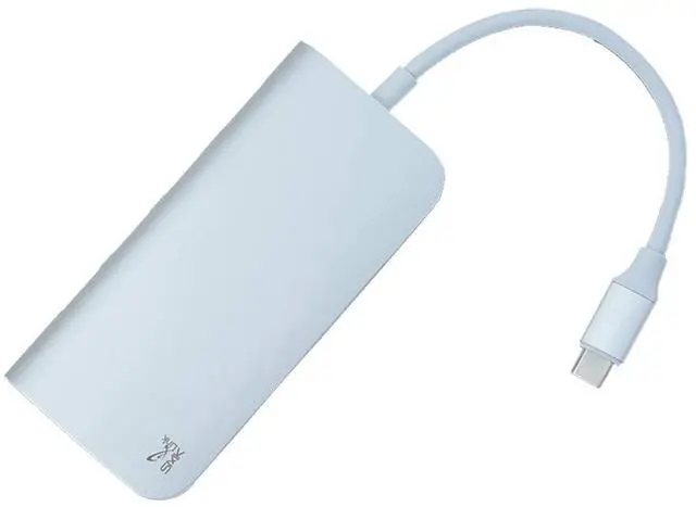 Main image of SMK-Link Electronics USB-C Multi-Port Hub, 6 Ports, White