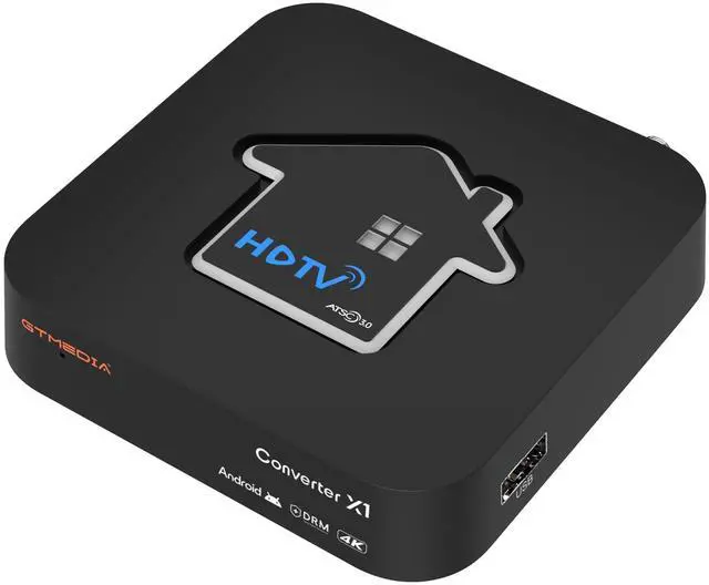 Main image of GTMEDIA 4K Next-Gen ATSC3.0 TV Converter X1,Fully Compatible with ATSC3.0/1.0 QAM-B(Clear QAM) Signal,Support ATSC3.0 DRM Channel Play and DVR Recording,Build in Bluetooth 5.0,Dual WiFi