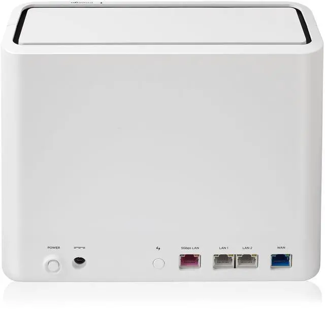 Alt view image 3 of 5 - Inseego Wavemaker FG2000 5G Router with Sim Card slot for Enterprise, Business or Home, Up to 5Gbps, WiFi 6 Internet, LAN Port, 5G Modem, 5G LTE Router - W/Le'Mak Cable Tie Kit, White
