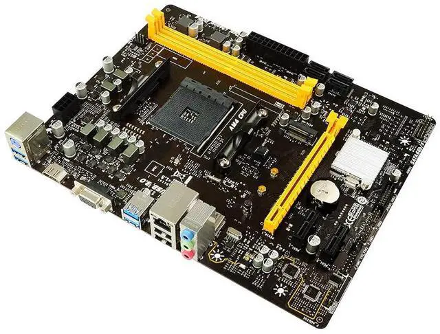 Alt view image 3 of 4 - Biostar B450MH Motherboard AMD B450 Socket AM4 Micro ATX