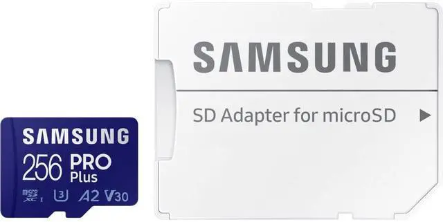 Alt view image 5 of 5 - Samsung 256GB PRO Plus MicroSD Card (2021), Read & Write Speeds Up to 160MB/s & 120MB/s, Compatible to UHS Interface, U3, V30, A2