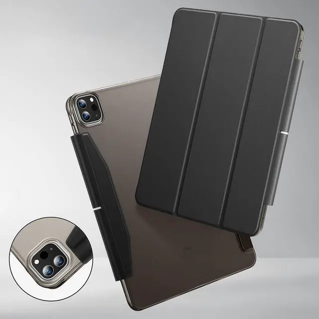 Alt view image 4 of 5 - Sahara - Venture Series Tri-Fold Folio Case for iPad Pro (M4) 13" 2024, Black, (TB00375)