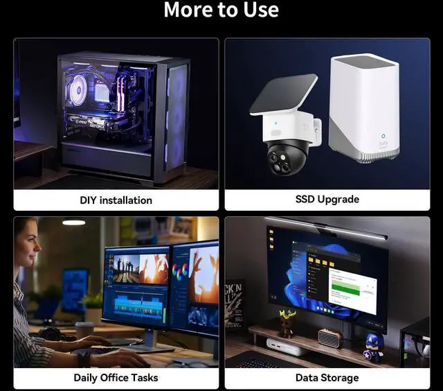 Alt view image 5 of 5 - Yottamaster S25PRO 512GB SATA SSD 2.5'' SSD SATA III 6Gb/s Internal Solid State Drive Up to 500 MB/s, Upgrade Laptop and PC Desktop SSD for IT Pros, Office Users, Creators