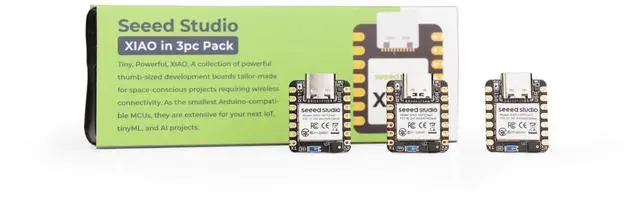 Alt view image 2 of 5 - XIAO nRF52840 Sense 3PCS Pack -NFC, Bluetooth5.0, Onboard IMU, Microphone, Antenna, supporting TinyML, TensorFlow Lite, Arduino, MicroPython, CircuitPython, tinyGo, Zephyr, Meshtastic,  Sidewalk