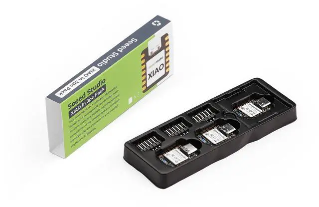 Alt view image 4 of 5 - XIAO nRF52840 Sense 3PCS Pack -NFC, Bluetooth5.0, Onboard IMU, Microphone, Antenna, supporting TinyML, TensorFlow Lite, Arduino, MicroPython, CircuitPython, tinyGo, Zephyr, Meshtastic,  Sidewalk