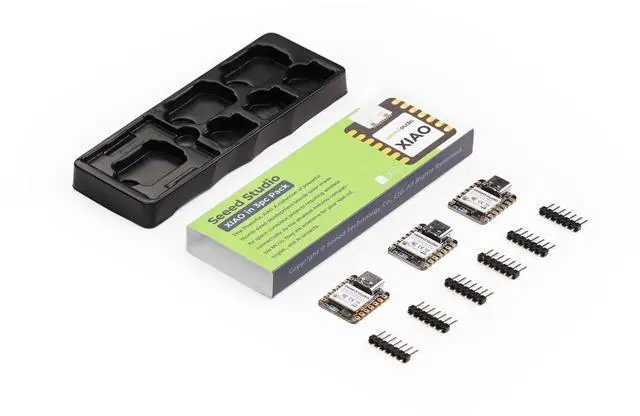 Alt view image 5 of 5 - XIAO nRF52840 Sense 3PCS Pack -NFC, Bluetooth5.0, Onboard IMU, Microphone, Antenna, supporting TinyML, TensorFlow Lite, Arduino, MicroPython, CircuitPython, tinyGo, Zephyr, Meshtastic,  Sidewalk